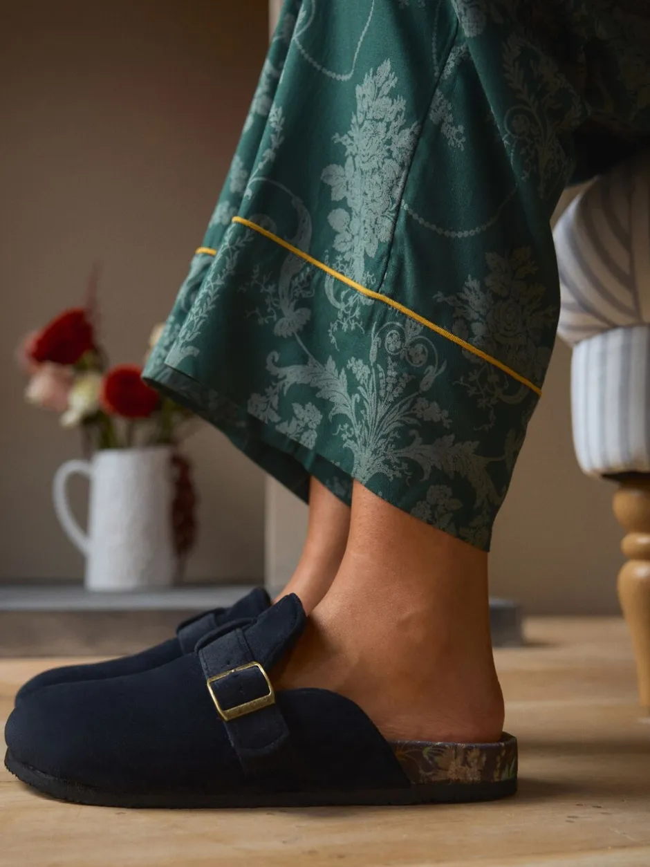 Pantoffels|Laura Ashley Cork Footbed Mule Slippers