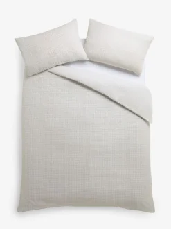 Laura Ashley|Laura Ashley Gingham Seersucker Duvet Cover and Pillowcase Set