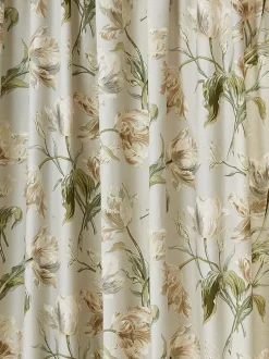Laura Ashley|Gordijnen*Laura Ashley Gosford plooigordijnen Saliegroen