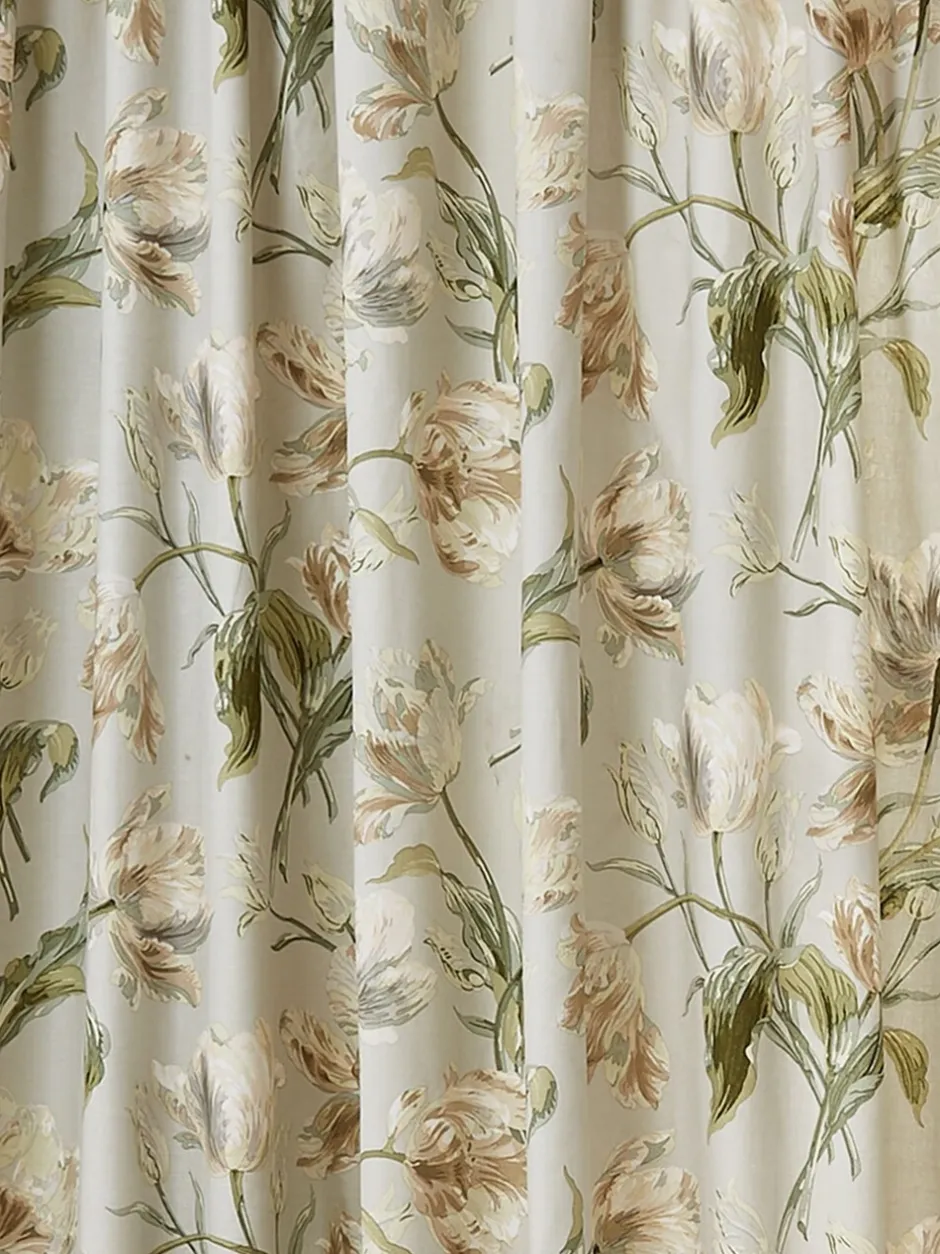Laura Ashley|Gordijnen*Laura Ashley Gosford plooigordijnen Saliegroen
