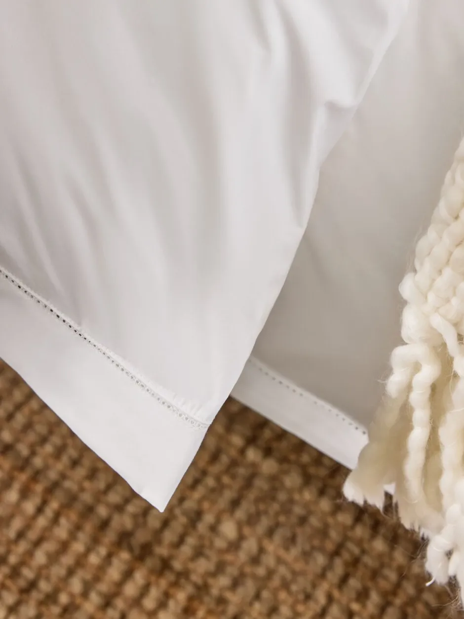 Laura Ashley|Laura Ashley Hemstitch 200 Thread Count Duvet Cover and Pillowcase Set