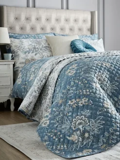 Laura Ashley*Laura Ashley Marlbrook doorgestikte bedsprei