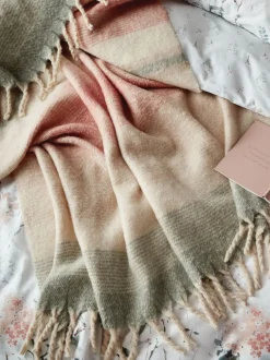 Laura Ashley|Laura Ashley Ortonby sprei Pink Plaster