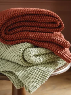 Laura Ashley|Laura Ashley Parker 100% katoenen sprei Oranje Terracotta