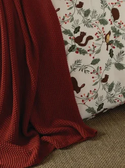 Laura Ashley|Laura Ashley Parker 100% katoenen sprei Oranje Terracotta