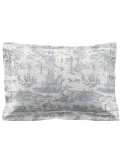 Laura Ashley*Laura Ashley Set of 2 Braysmith Toile 200 Thread Pillowcases