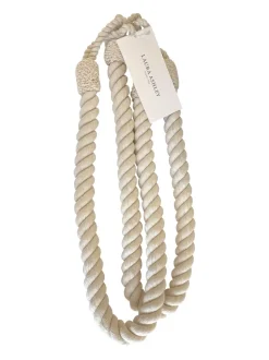 Gordijnroedes En -Accessoires*Laura Ashley Set of 2 Rope 100% Cotton Tiebacks