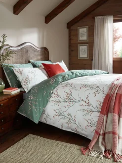 Laura Ashley|Laura Ashley set van 2 kussenslopen met 100% katoen en wilgenkatjesprint