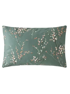 Laura Ashley|Laura Ashley set van 2 kussenslopen met 100% katoen en wilgenkatjesprint