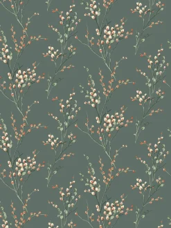 Laura Ashley|Laura Ashley set van 2 kussenslopen met 100% katoen en wilgenkatjesprint