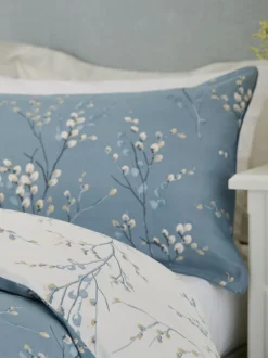 Laura Ashley|Laura Ashley set van 2 kussenslopen met 100% katoen en wilgenkatjesprint