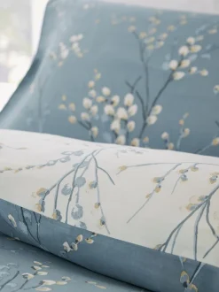 Laura Ashley|Laura Ashley set van 2 kussenslopen met 100% katoen en wilgenkatjesprint