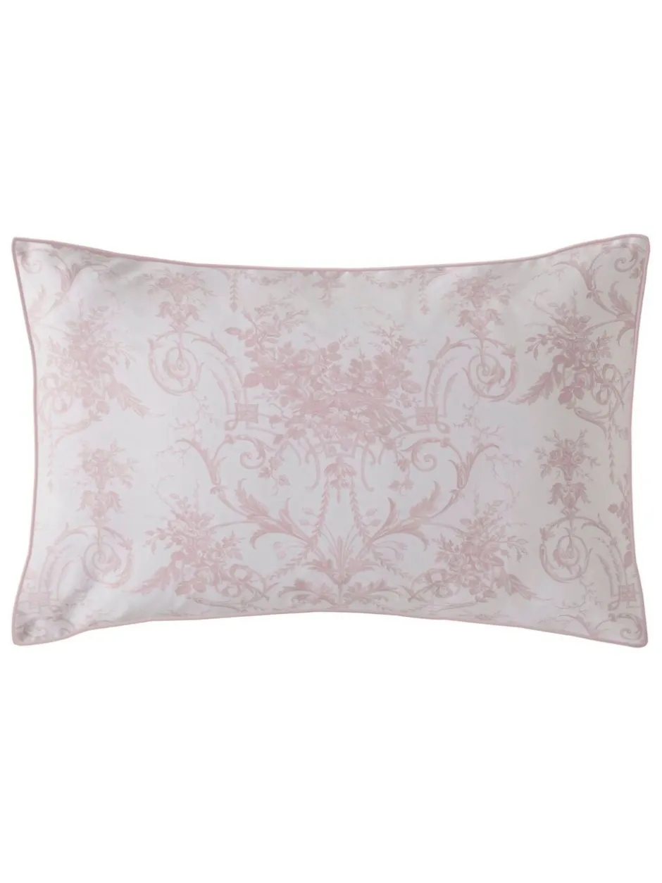 Laura Ashley|Laura Ashley set van 2 Tuileries 100% katoenen kussenslopen Poederroze