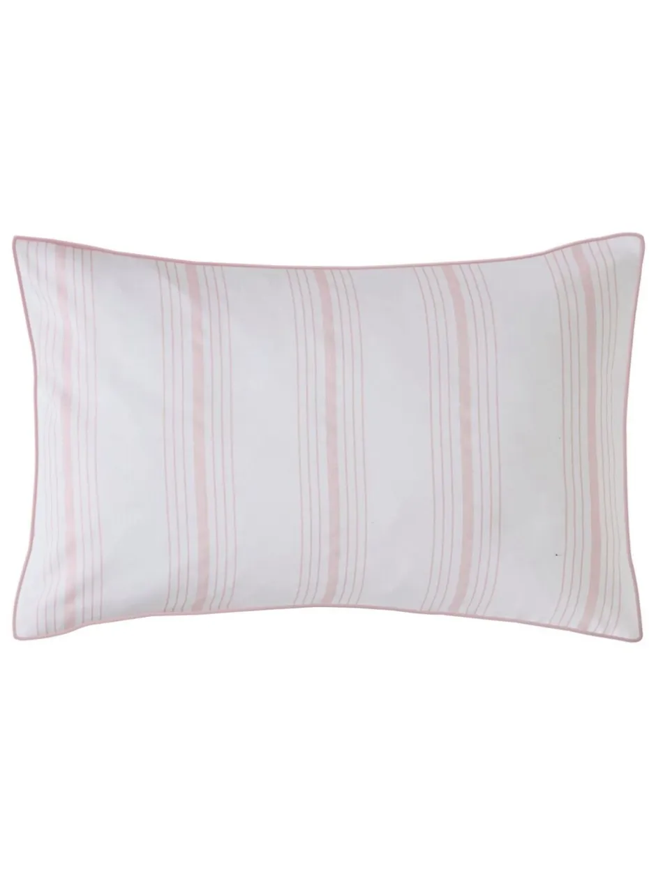 Laura Ashley|Laura Ashley set van 2 Tuileries 100% katoenen kussenslopen Poederroze