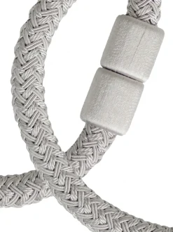 Gordijnroedes En -Accessoires*Laura Ashley set van twee Ellesmere magnetische embrassen Zilver