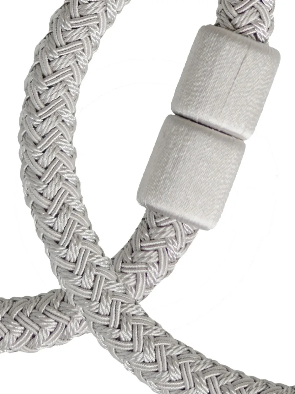 Gordijnroedes En -Accessoires*Laura Ashley set van twee Ellesmere magnetische embrassen Zilver