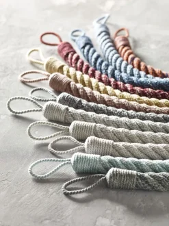 Gordijnroedes En -Accessoires|Laura Ashley set van twee Felton touwbandjes met strik aan de achterkant