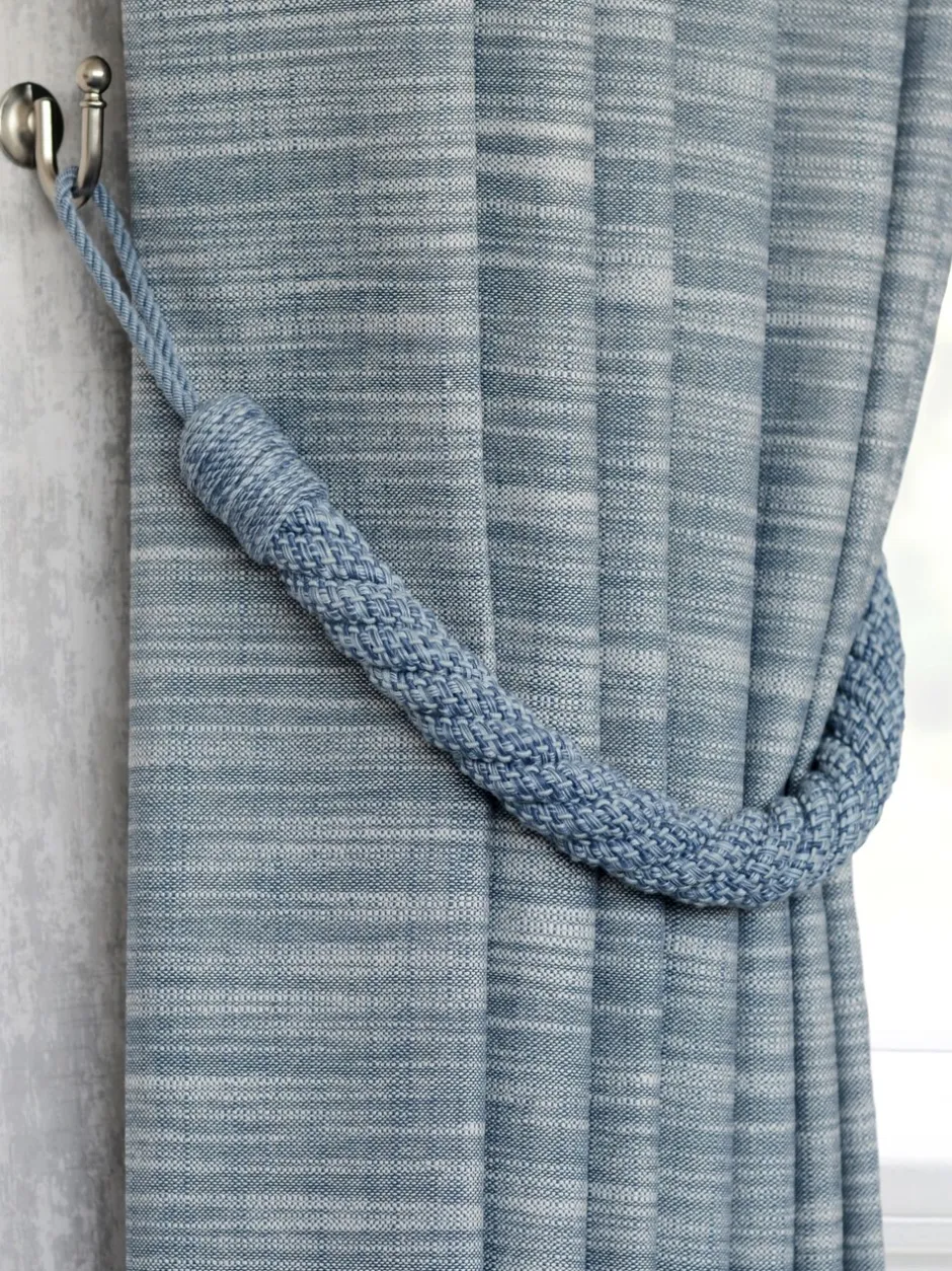 Gordijnroedes En -Accessoires*Laura Ashley set van twee Felton touwbandjes met strik aan de achterkant
