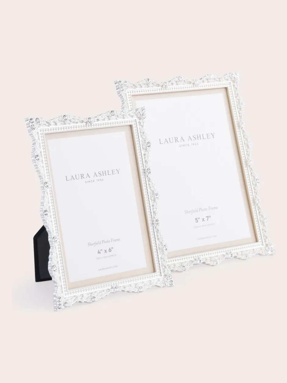 Fotolijsten|Laura Ashley Sherfield verzilverde fotolijst