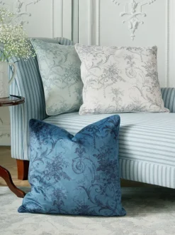 Laura Ashley|Laura Ashley Tuileries kussen Duifgrijs donker