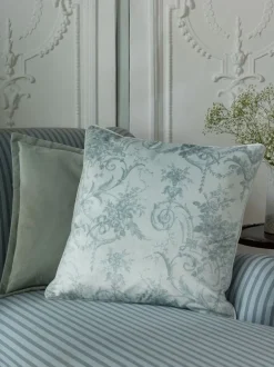 Laura Ashley|Laura Ashley Tuileries kussen Saliegroen
