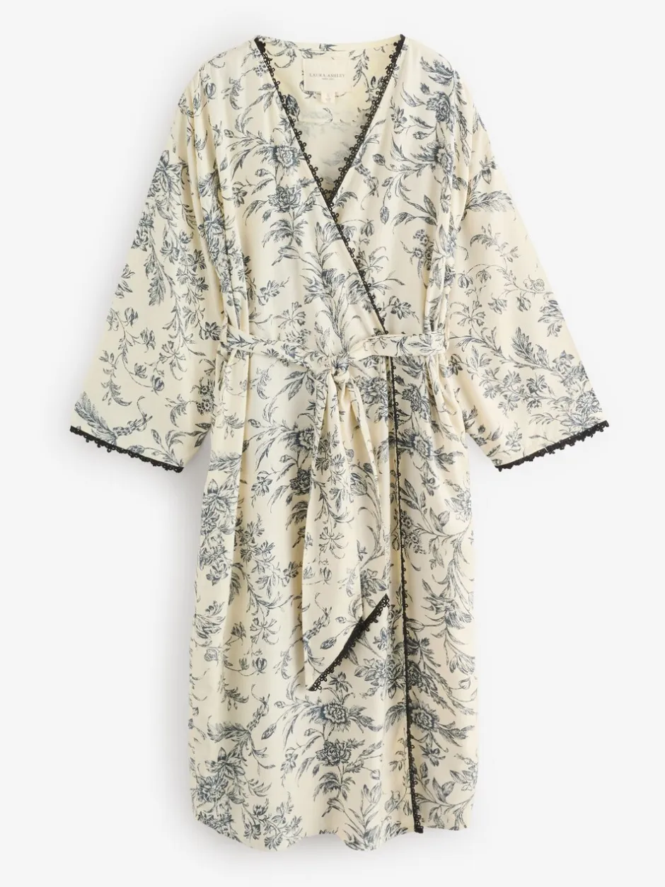Badjassen*Laura Ashley Viscose Robe