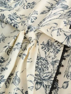 Badjassen*Laura Ashley Viscose Robe