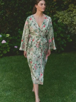 Badjassen|Laura Ashley Viscose Robe