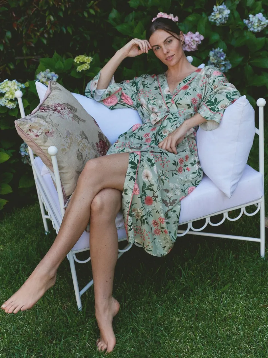 Badjassen|Laura Ashley Viscose Robe