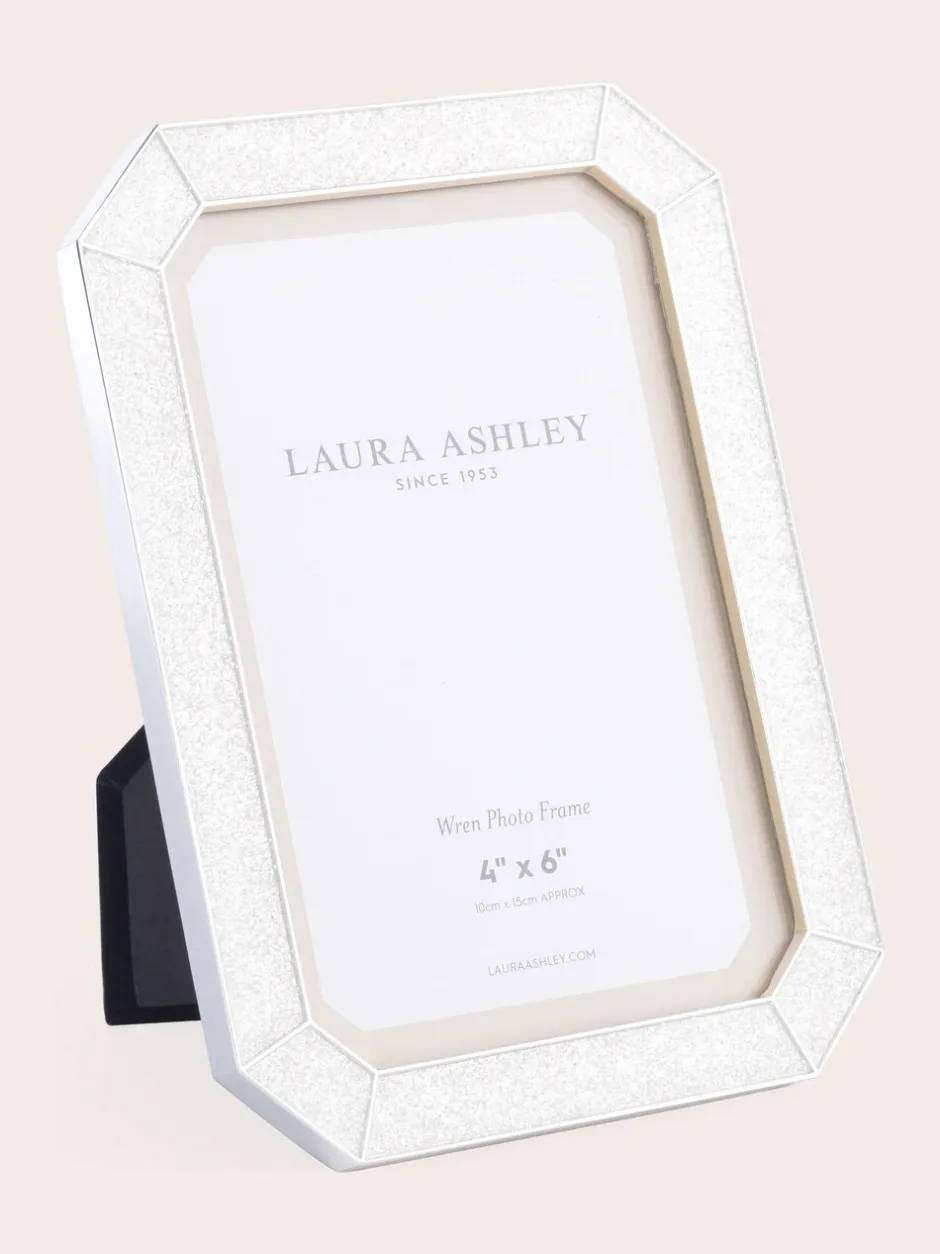 Fotolijsten*Laura Ashley Wren verzilverde fotolijst met imitatieparel en glitter