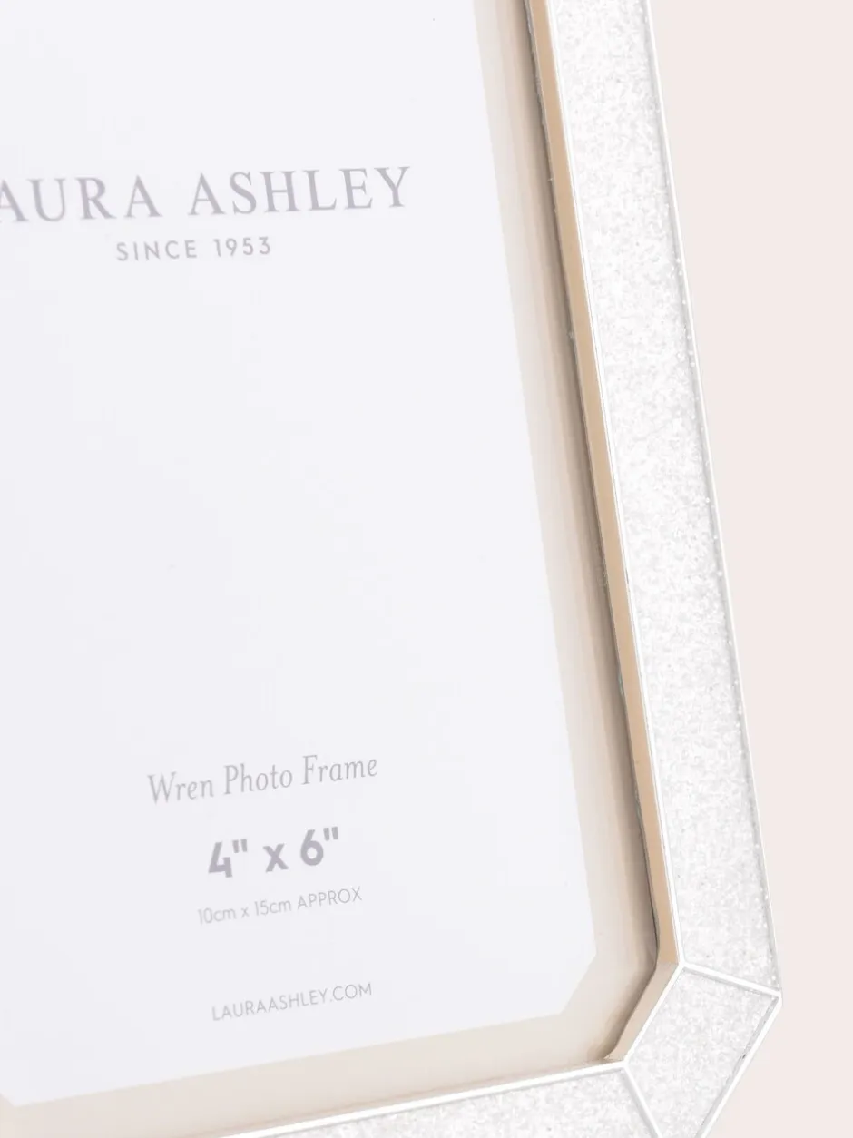 Fotolijsten*Laura Ashley Wren verzilverde fotolijst met imitatieparel en glitter