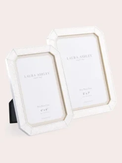 Fotolijsten|Laura Ashley Wren verzilverde fotolijst met imitatieparel en glitter