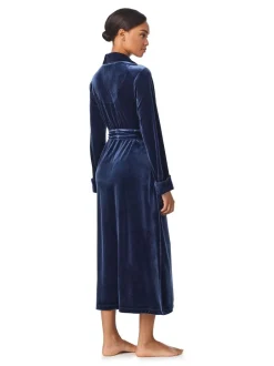 Badjassen*Lauren Ralph Lauren Velvet Long Sleeve Shawl Collar Robe