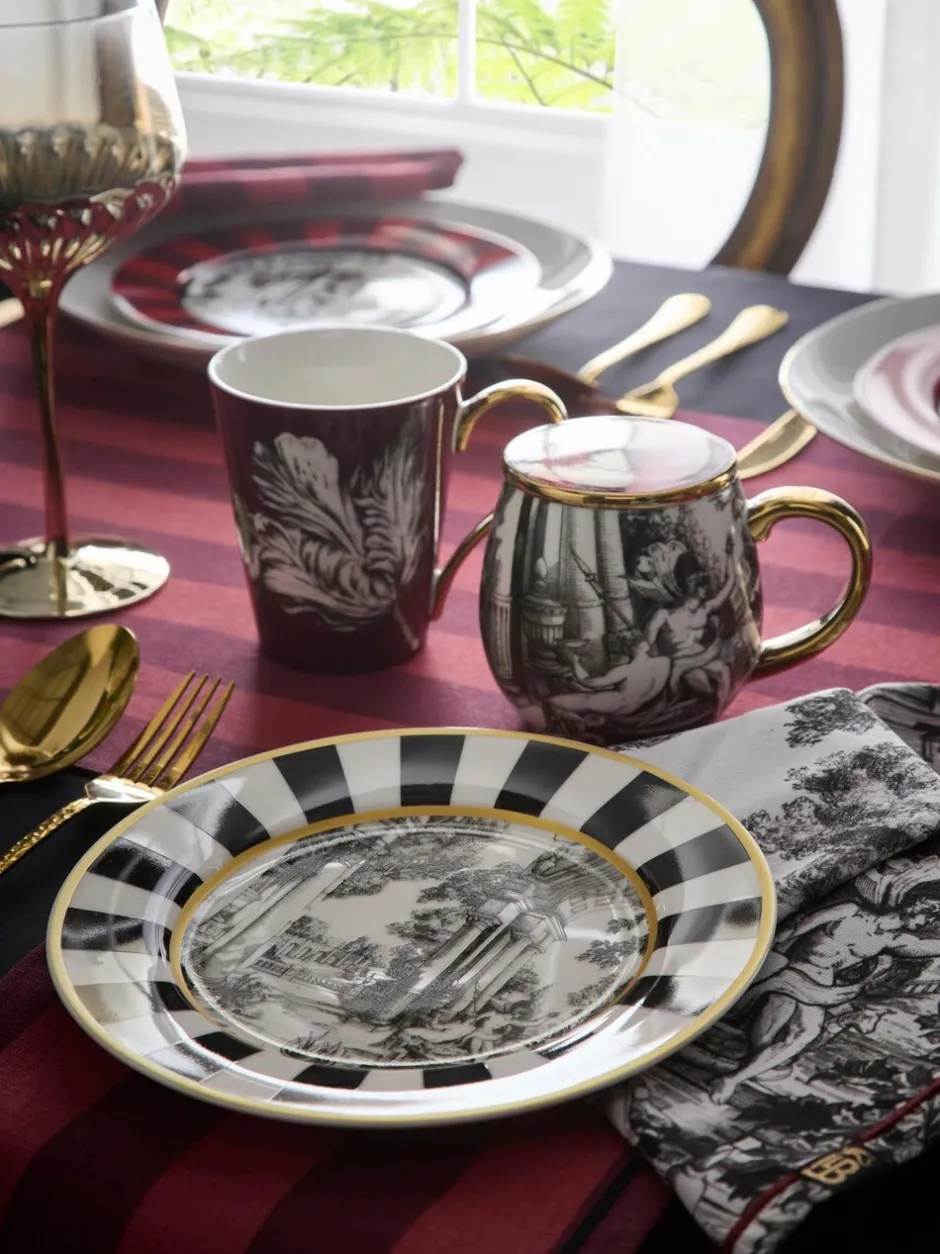 Mokken En Koppen*Laurence Llewelyn-Bowen Festivo Porcelain Mug & Tray Set