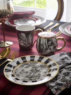 Eetservies En Pastaschalen*Laurence Llewelyn-Bowen Festivo set porseleinen borden