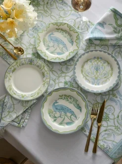 Eetservies En Pastaschalen*Laurence Llewelyn-Bowen Palm Court Porcelain Side Plate Set