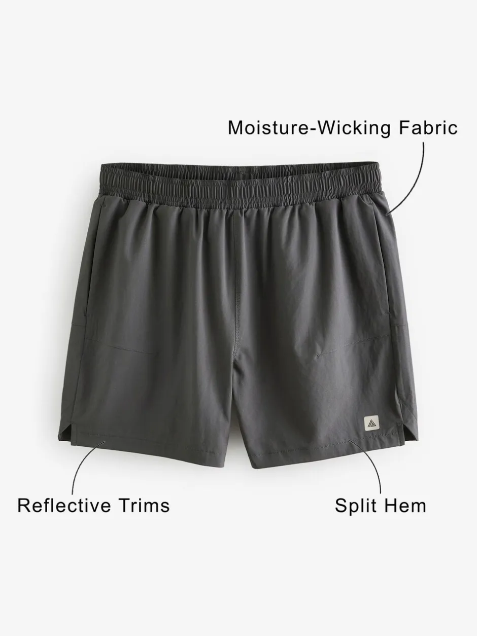 Shorts*Next - 5 inch - Active sportschoolshort Leisteen grijs