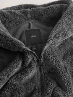 Loungewear*Next - Borg onesie Leisteen grijs