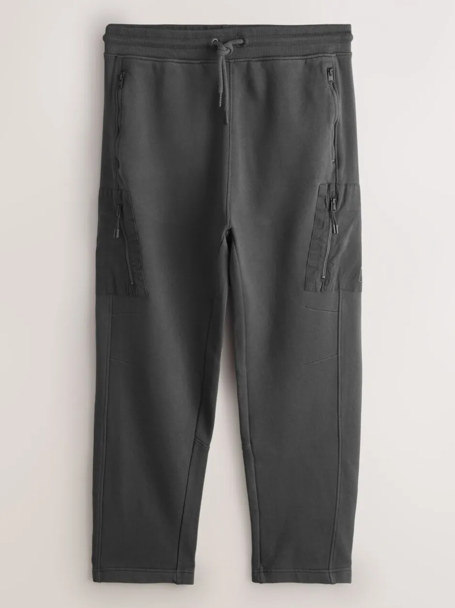 Joggingbroeken*Next Leisteen grijs - Garment Wash Utility Style Joggers