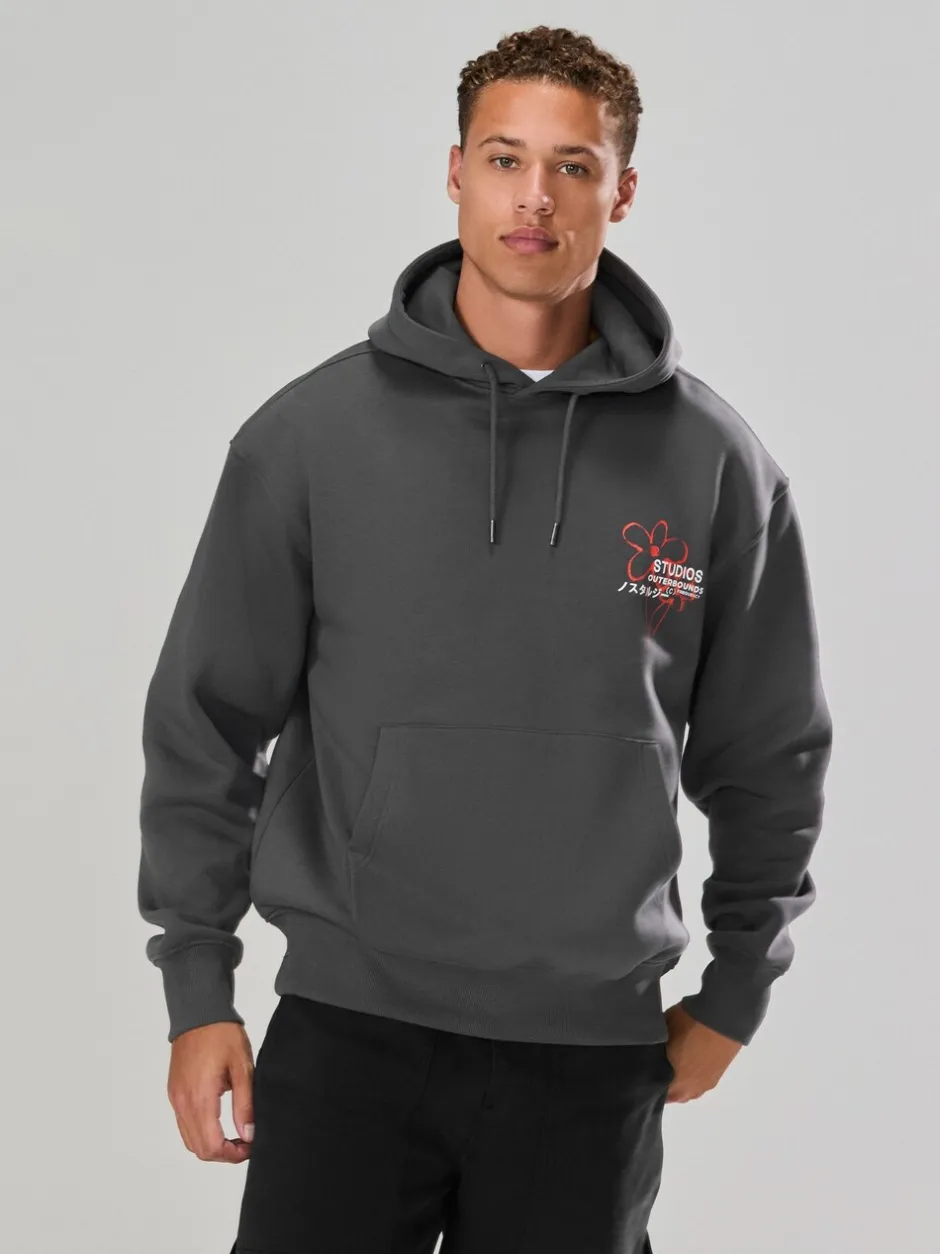 Sweaters En Hoody´S|Sweaters En Hoody´S*Next Leisteen grijs - Hoodie met grafische print