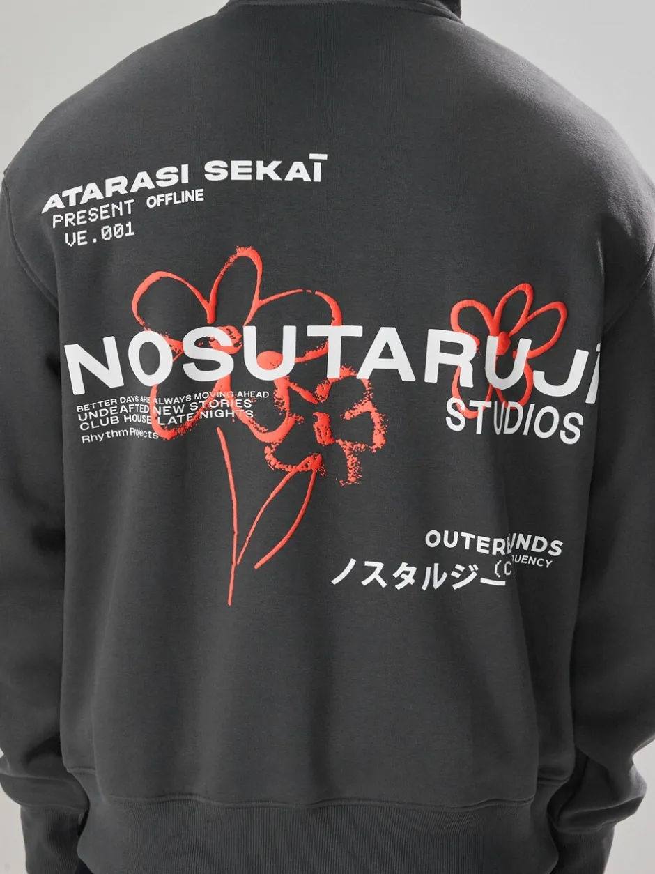 Sweaters En Hoody´S|Sweaters En Hoody´S*Next Leisteen grijs - Hoodie met grafische print