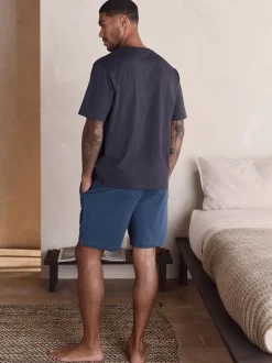 Pyjama's*Next Leisteen grijs - Jersey pyjama met korte mouwen
