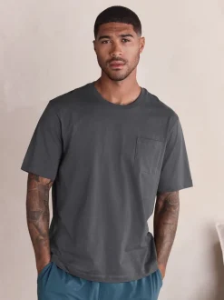 Pyjama's*Next Leisteen grijs - Jersey pyjama met korte mouwen