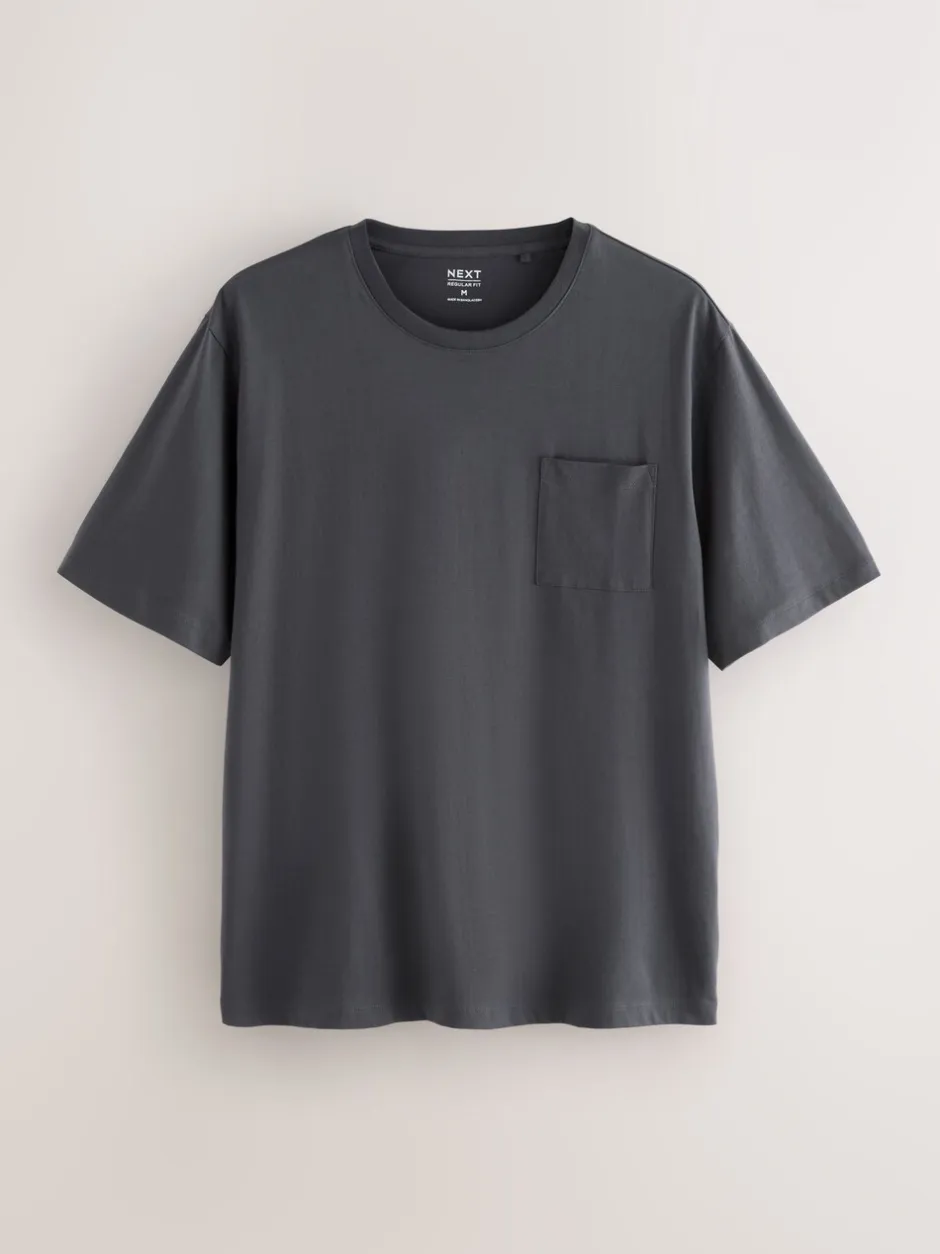 Pyjama's*Next Leisteen grijs - Jersey pyjama met korte mouwen