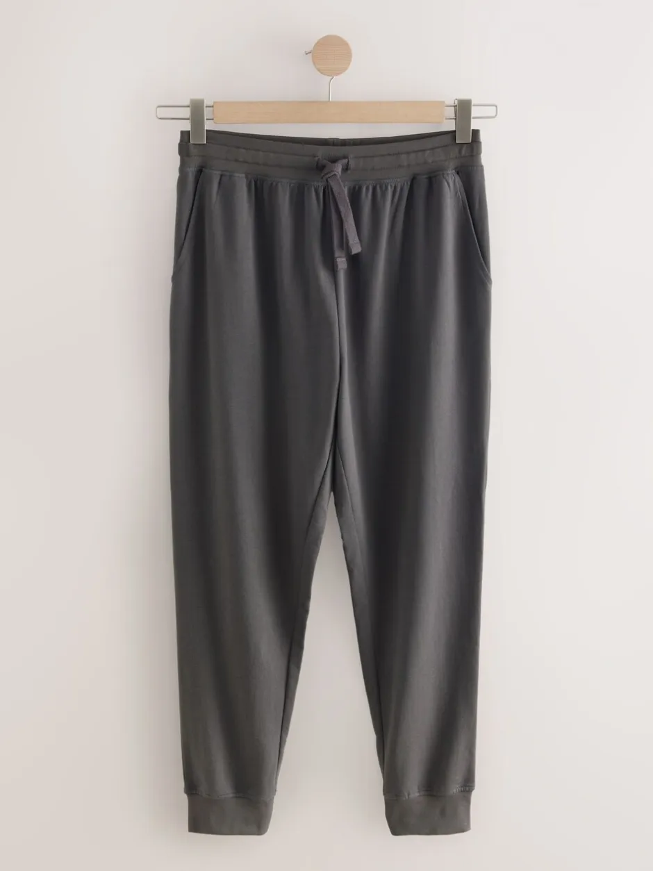 Loungewear|Joggingbroeken*Next - Met boorden - Loopback Soft Touch Cuffed Joggers Leisteen grijs
