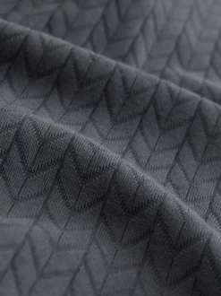Poloshirts*Next - Slim Fit - Net jacquard poloshirt Leisteen grijs