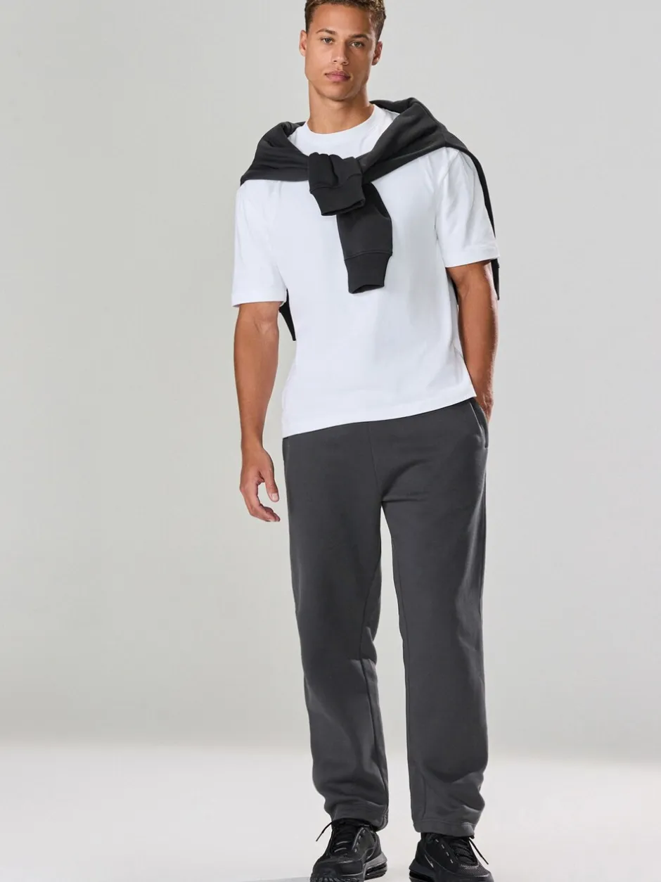 Joggingbroeken|Next Leisteen grijs - Straight fit - Relaxed Fit Brushback Heavyweight Joggers