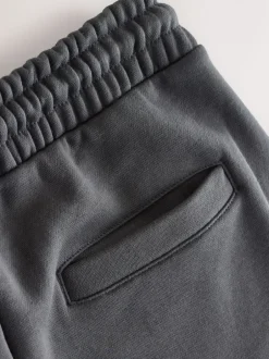 Joggingbroeken|Next Leisteen grijs - Straight fit - Relaxed Fit Brushback Heavyweight Joggers
