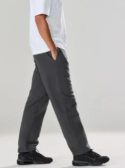Joggingbroeken|Next Leisteen grijs - Straight fit - Relaxed Fit Brushback Heavyweight Joggers