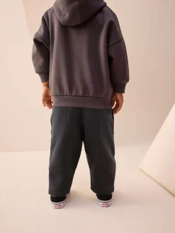 Jeans En Joggingbroeken|Joggingbroeken|Next Leisteen grijs - Wide Leg Jersey Joggers (3mths-7yrs)